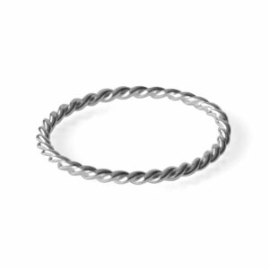 Stříbrný prsten Twist mini