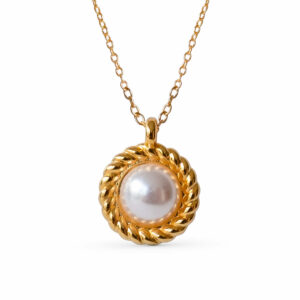 Pozlacený náhrdelník s Perlou