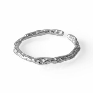Stříbrný prsten Tepaný mini